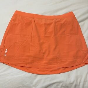 RLX Ralph Lauren Orange Mini Skirt